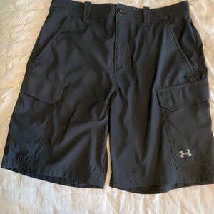 Under Armor | Cargo Shorts Black HeatGear size 32